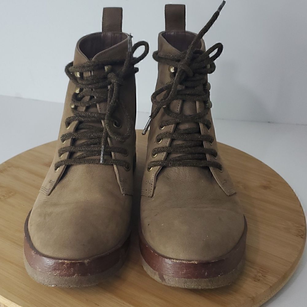 Jenni Kayne Canyon Leather Boot in Stone Women's Size EU 38 - Picture 2 of 11